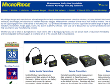 Tablet Screenshot of microridge.com